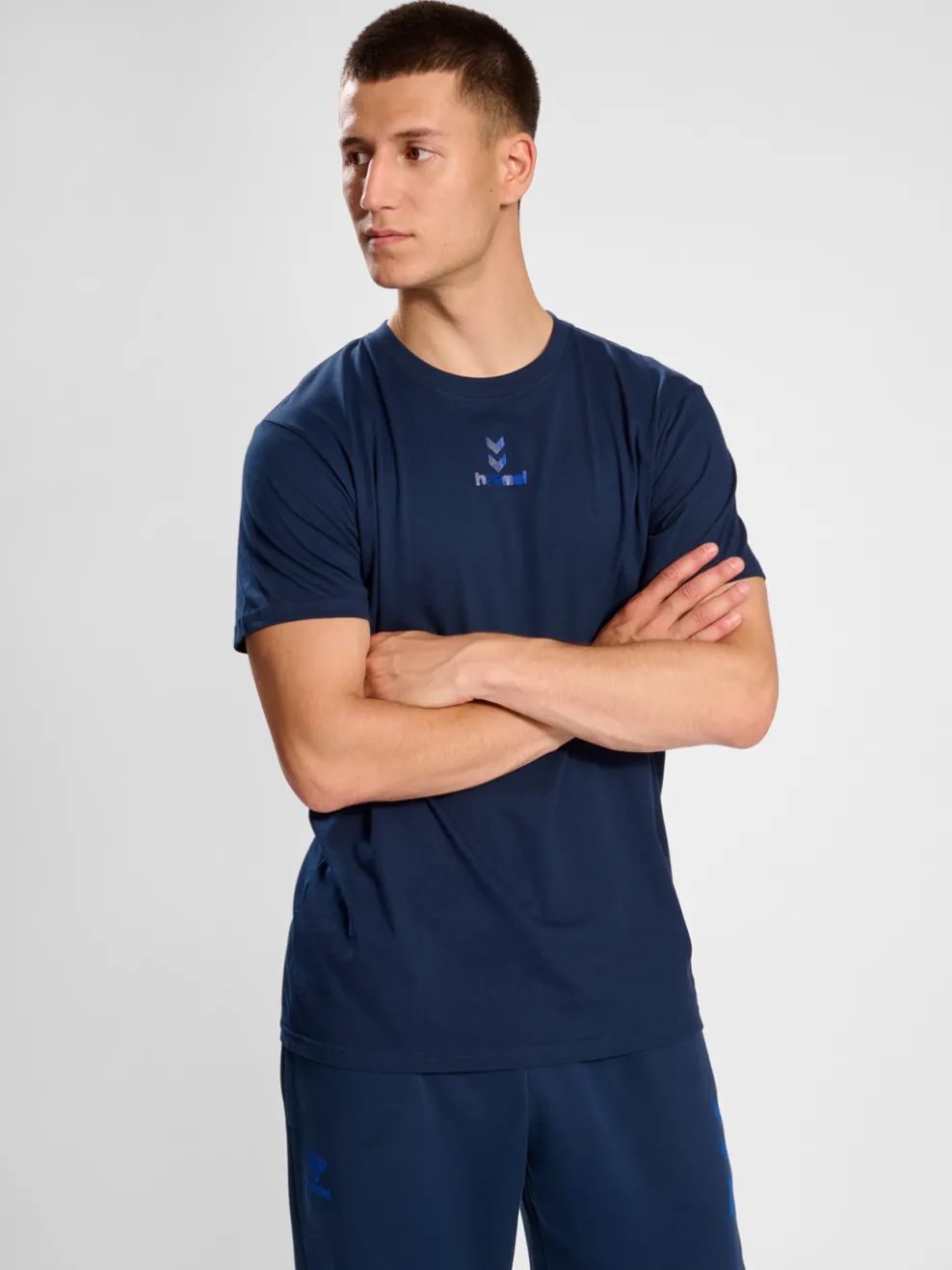 hmlACTIVE CHEVRONS CO TEE S/S