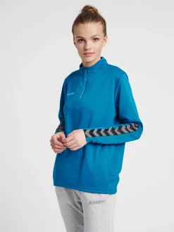 hmlAUTHENTIC HALF ZIP SWEATSHIRT WOMAN