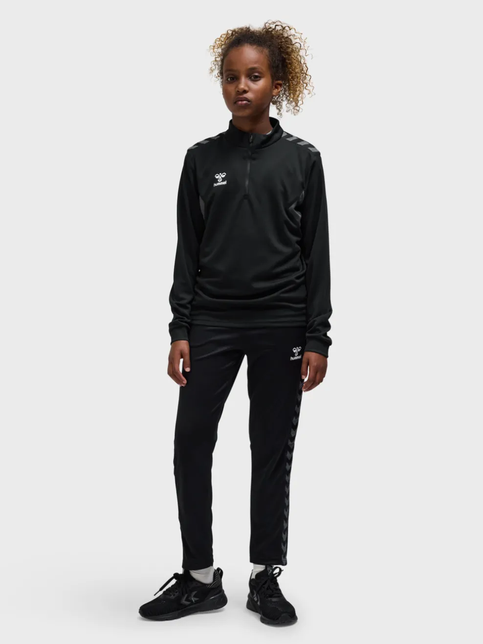 hmlAUTHENTIC HALF ZIP SWEAT KIDS