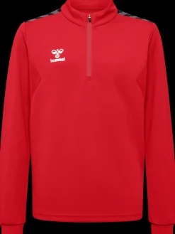 hmlAUTHENTIC HALF ZIP SWEAT KIDS