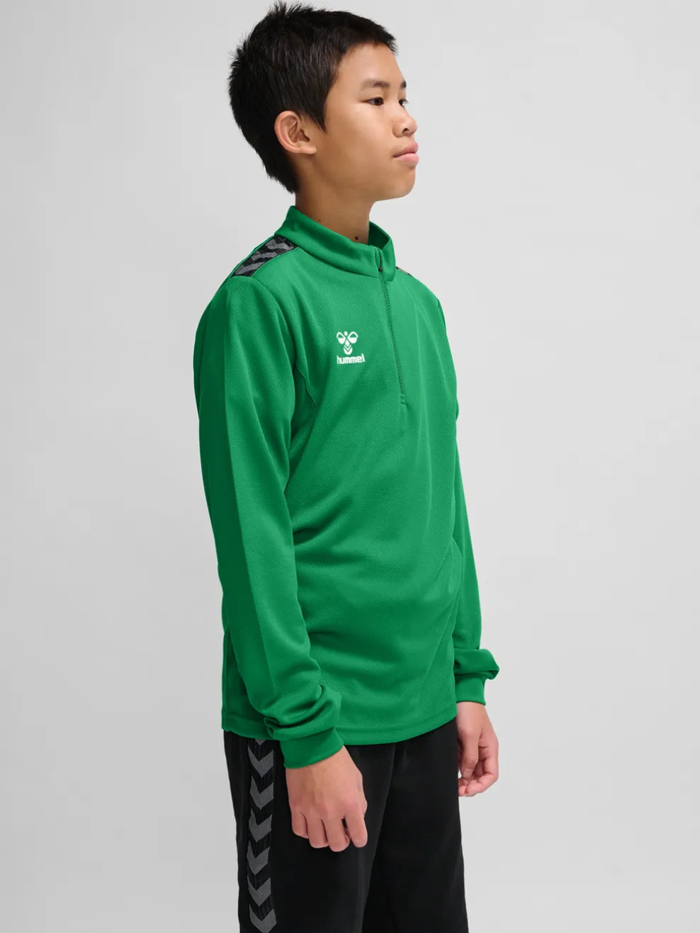 hmlAUTHENTIC HALF ZIP SWEAT KIDS
