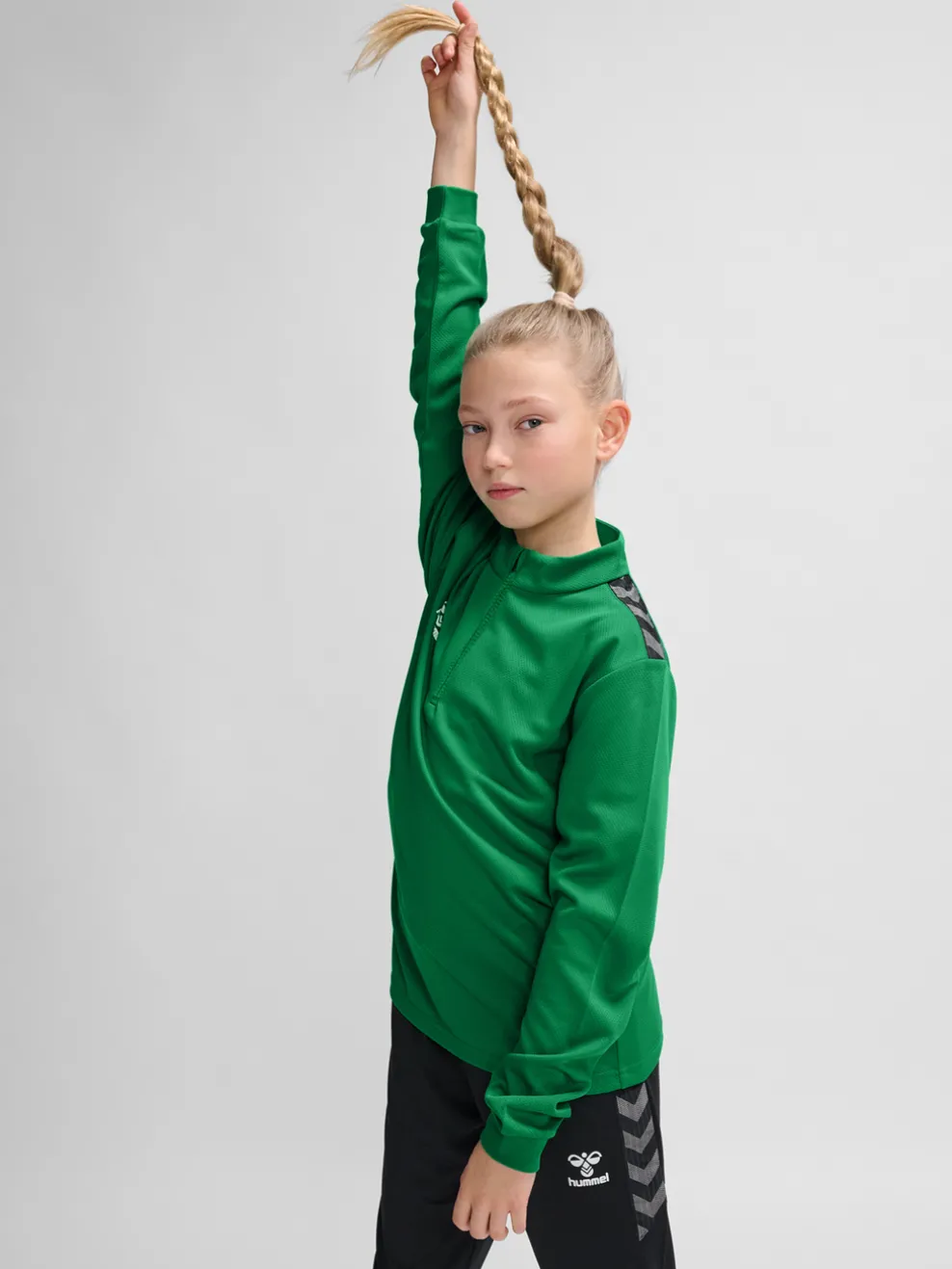 hmlAUTHENTIC HALF ZIP SWEAT KIDS