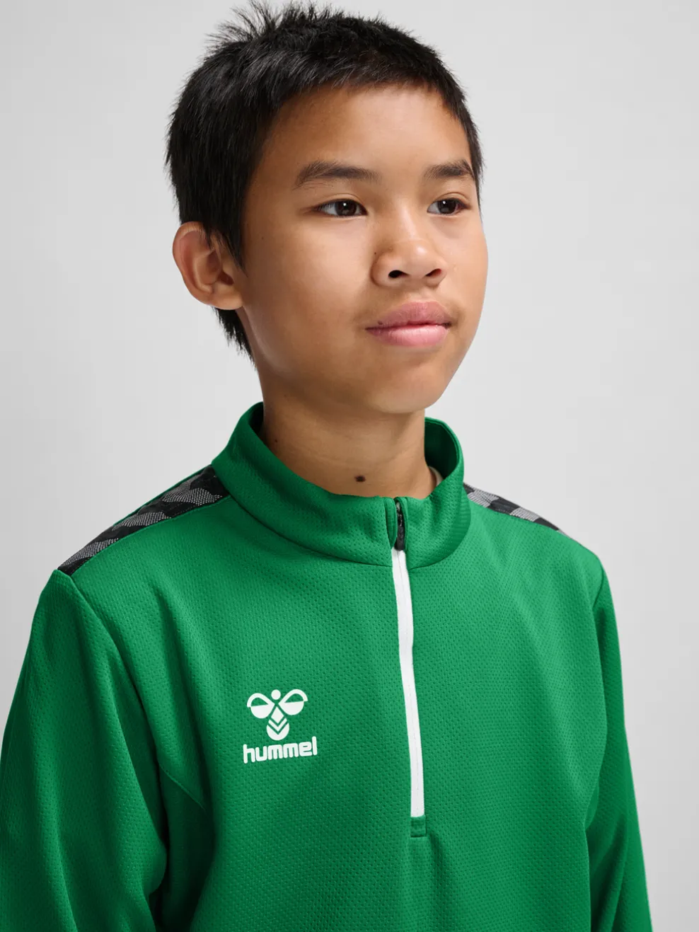 hmlAUTHENTIC HALF ZIP SWEAT KIDS