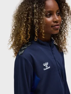hmlAUTHENTIC HALF ZIP SWEAT KIDS