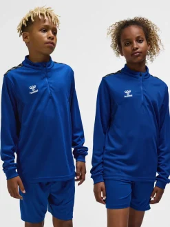 hmlAUTHENTIC HALF ZIP SWEAT KIDS