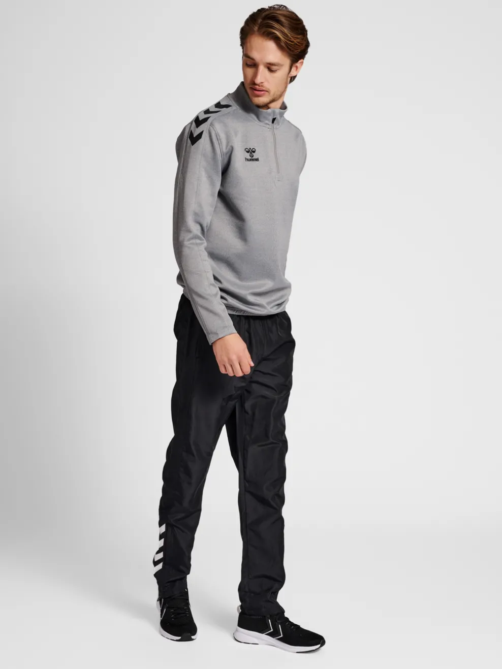 hmlCORE XK HALF ZIP POLY SWEAT