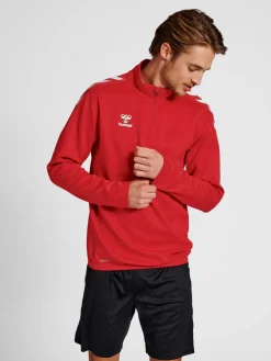 hmlCORE XK HALF ZIP POLY SWEAT