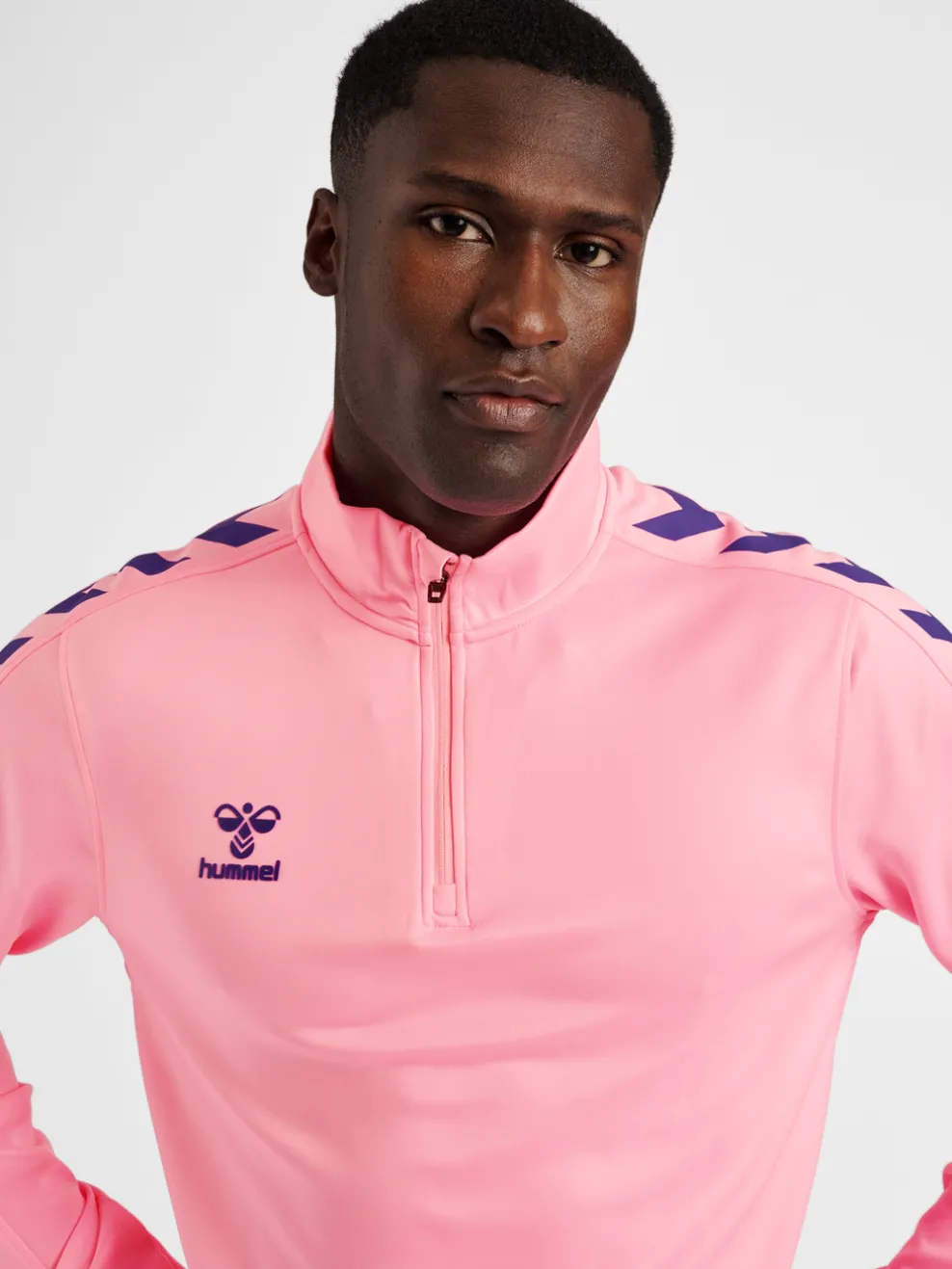 hmlCORE XK HALF ZIP POLY SWEAT
