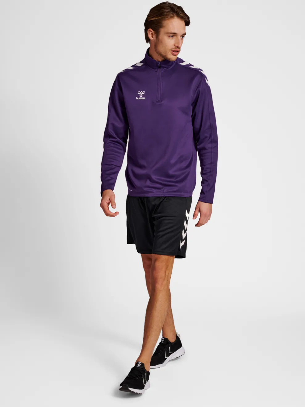 hmlCORE XK HALF ZIP POLY SWEAT
