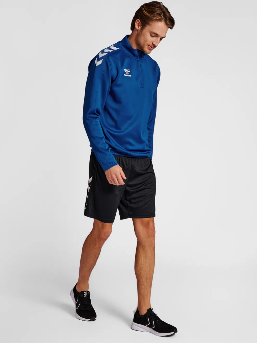hmlCORE XK HALF ZIP POLY SWEAT