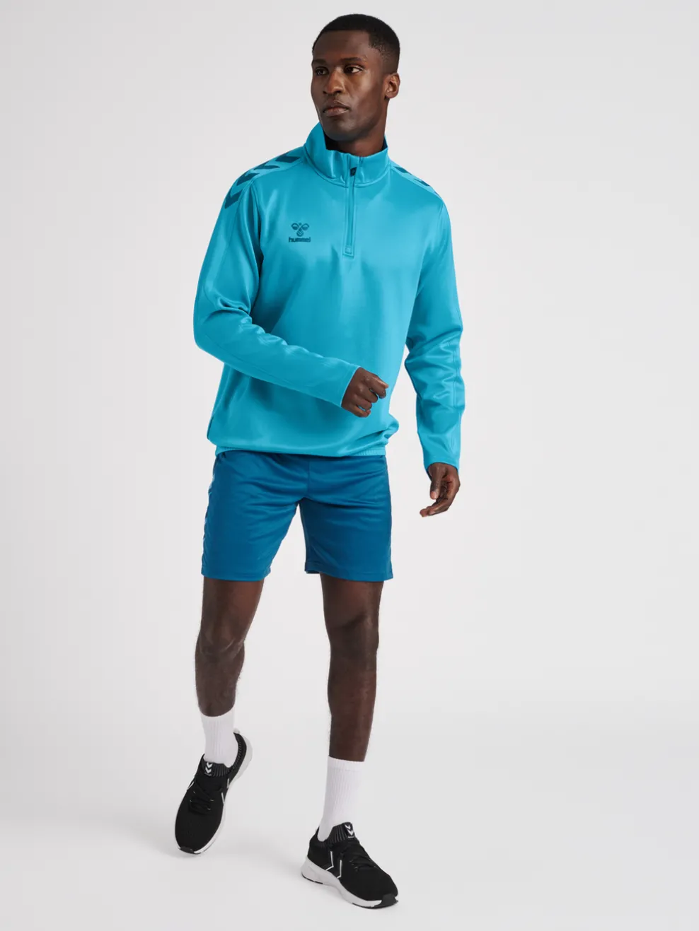 hmlCORE XK HALF ZIP POLY SWEAT