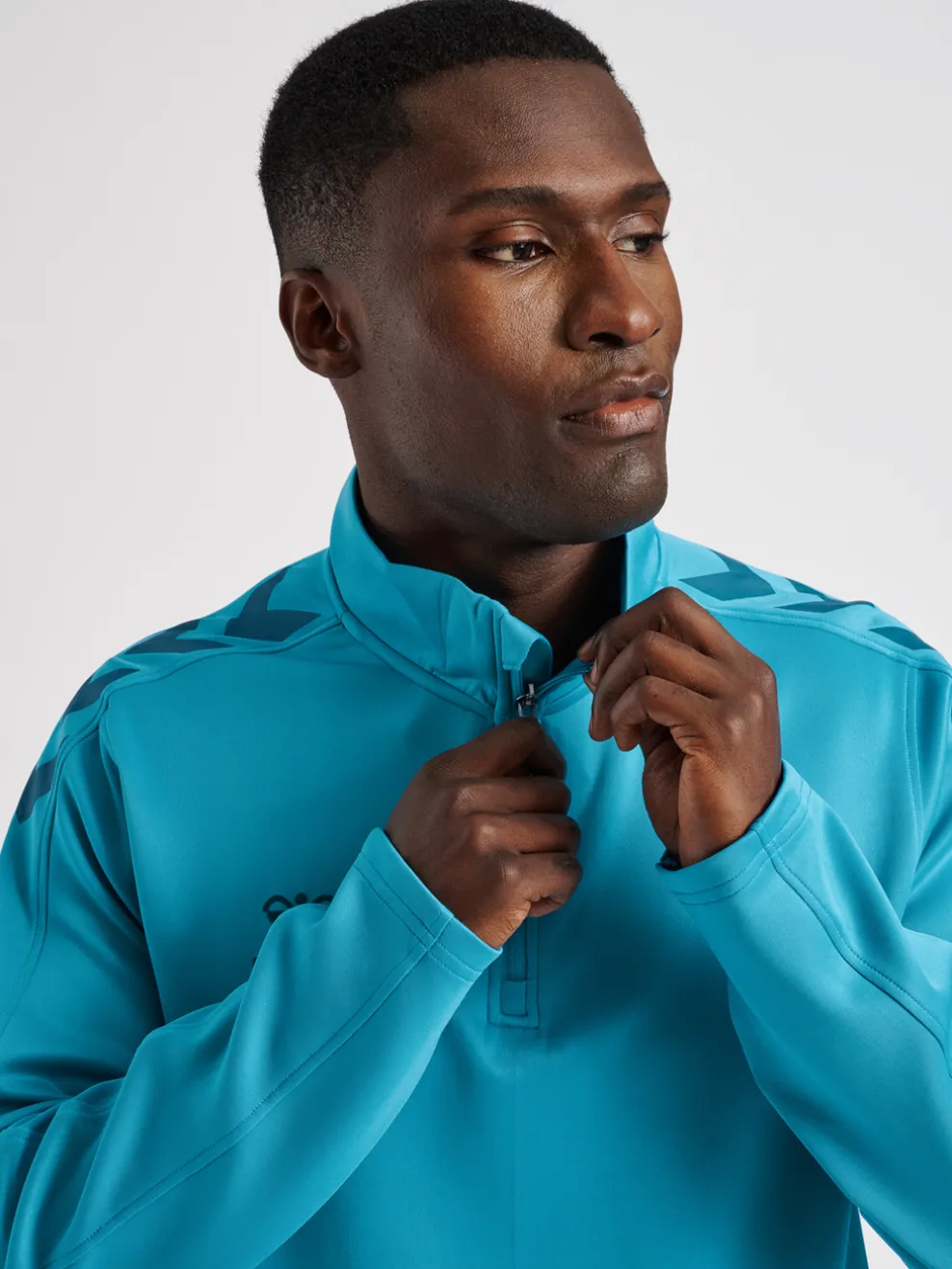 hmlCORE XK HALF ZIP POLY SWEAT