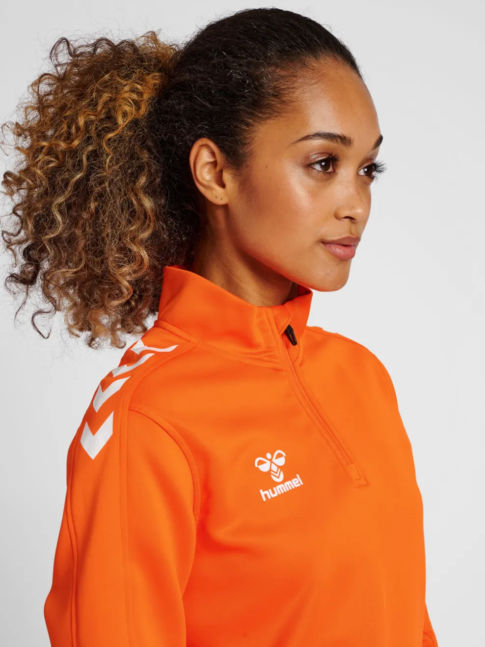 hmlCORE XK HALF ZIP SWEAT WOMAN
