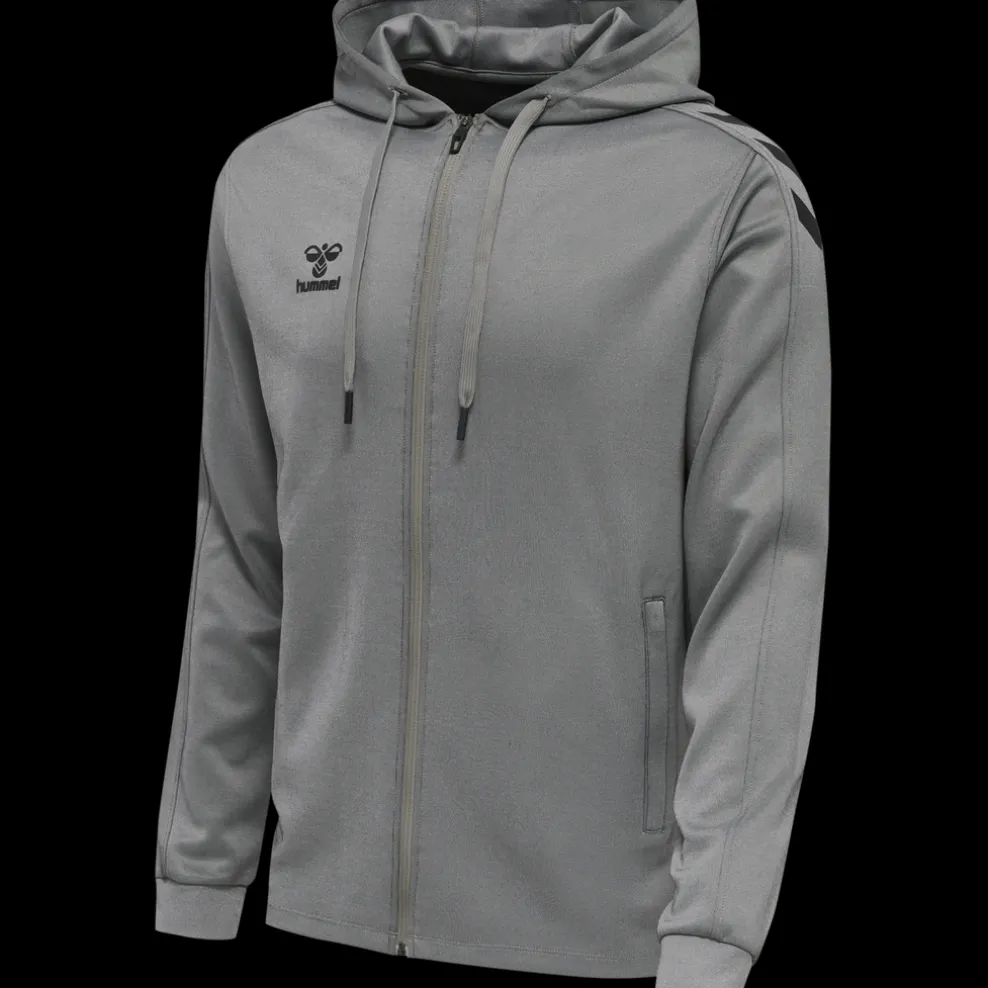 hmlCORE XK POLY ZIP HOOD SWEAT