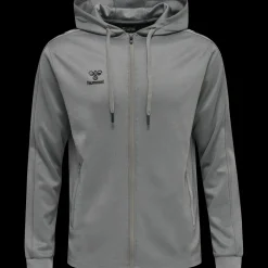 hmlCORE XK POLY ZIP HOOD SWEAT