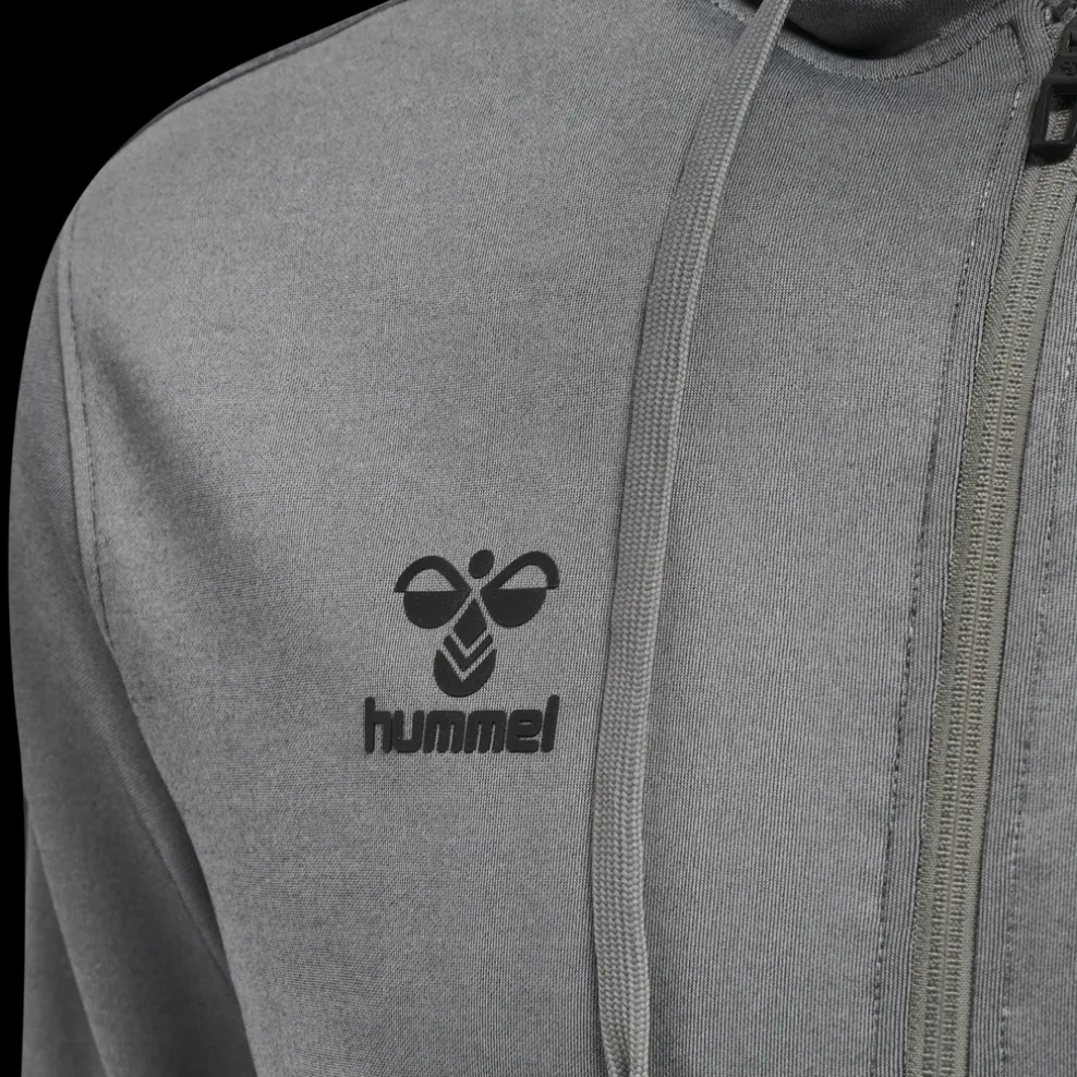 hmlCORE XK POLY ZIP HOOD SWEAT