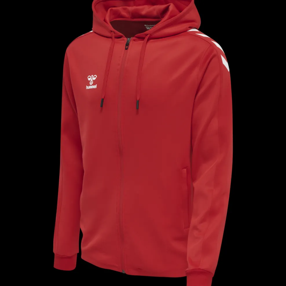 hmlCORE XK POLY ZIP HOOD SWEAT