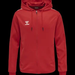 hmlCORE XK POLY ZIP HOOD SWEAT