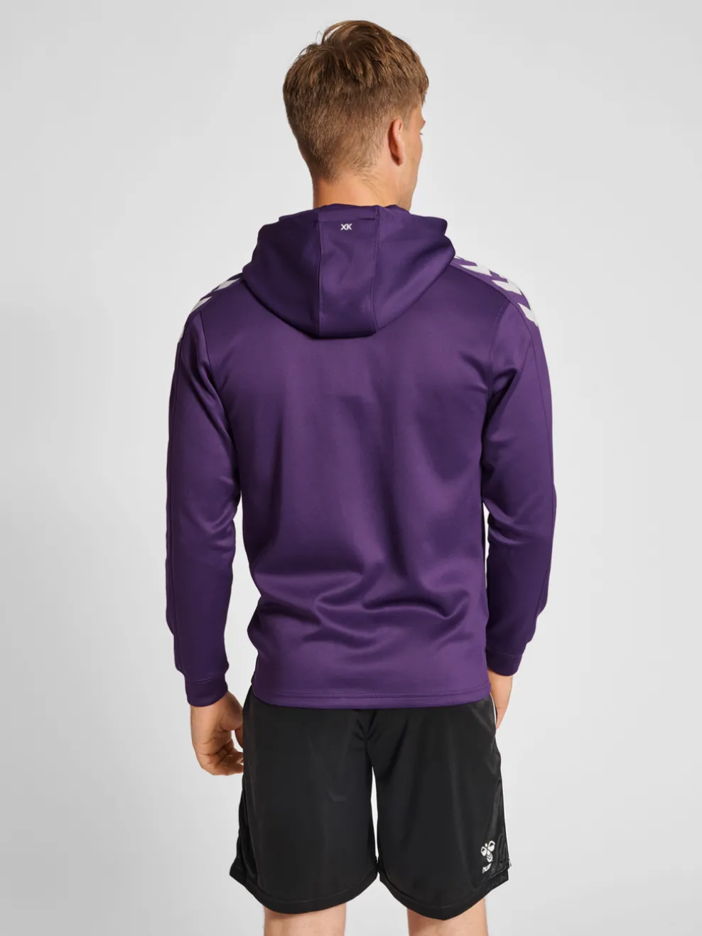 hmlCORE XK POLY ZIP HOOD SWEAT