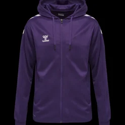 hmlCORE XK POLY ZIP HOOD SWEAT