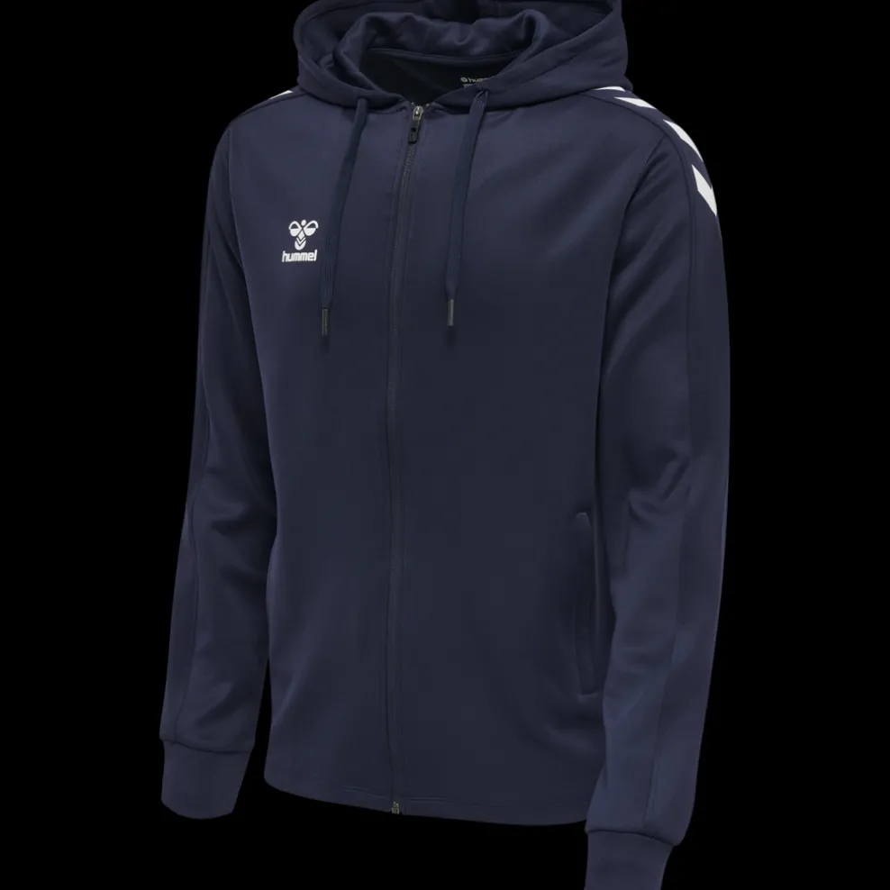 hmlCORE XK POLY ZIP HOOD SWEAT