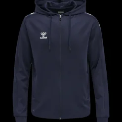 hmlCORE XK POLY ZIP HOOD SWEAT