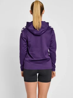 hmlCORE XK POLY ZIP HOOD SWEAT WOMA