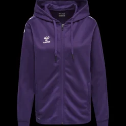 hmlCORE XK POLY ZIP HOOD SWEAT WOMA