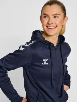 hmlCORE XK POLY ZIP HOOD SWEAT WOMA
