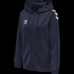 hmlCORE XK POLY ZIP HOOD SWEAT WOMA
