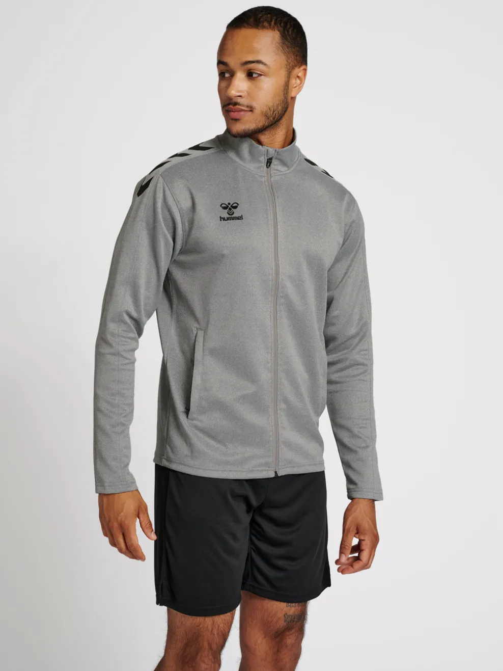 hmlCORE XK POLY ZIP SWEAT