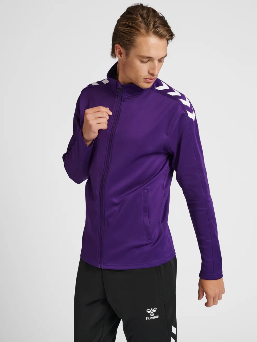 hmlCORE XK POLY ZIP SWEAT