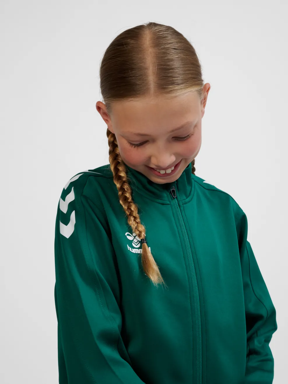 hmlCORE XK POLY ZIP SWEAT KIDS