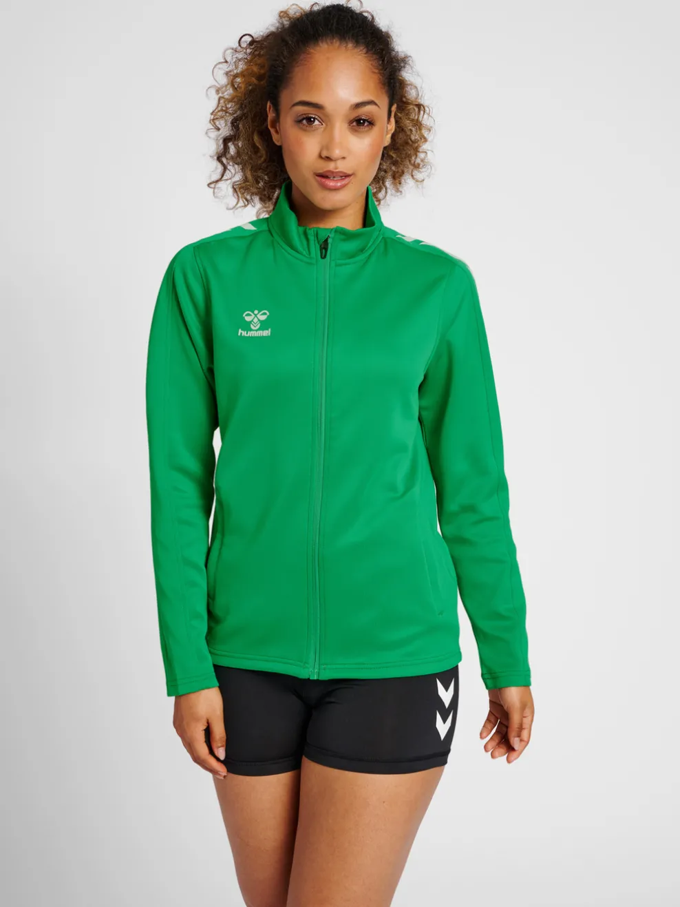 hmlCORE XK POLY ZIP SWEAT WOMAN