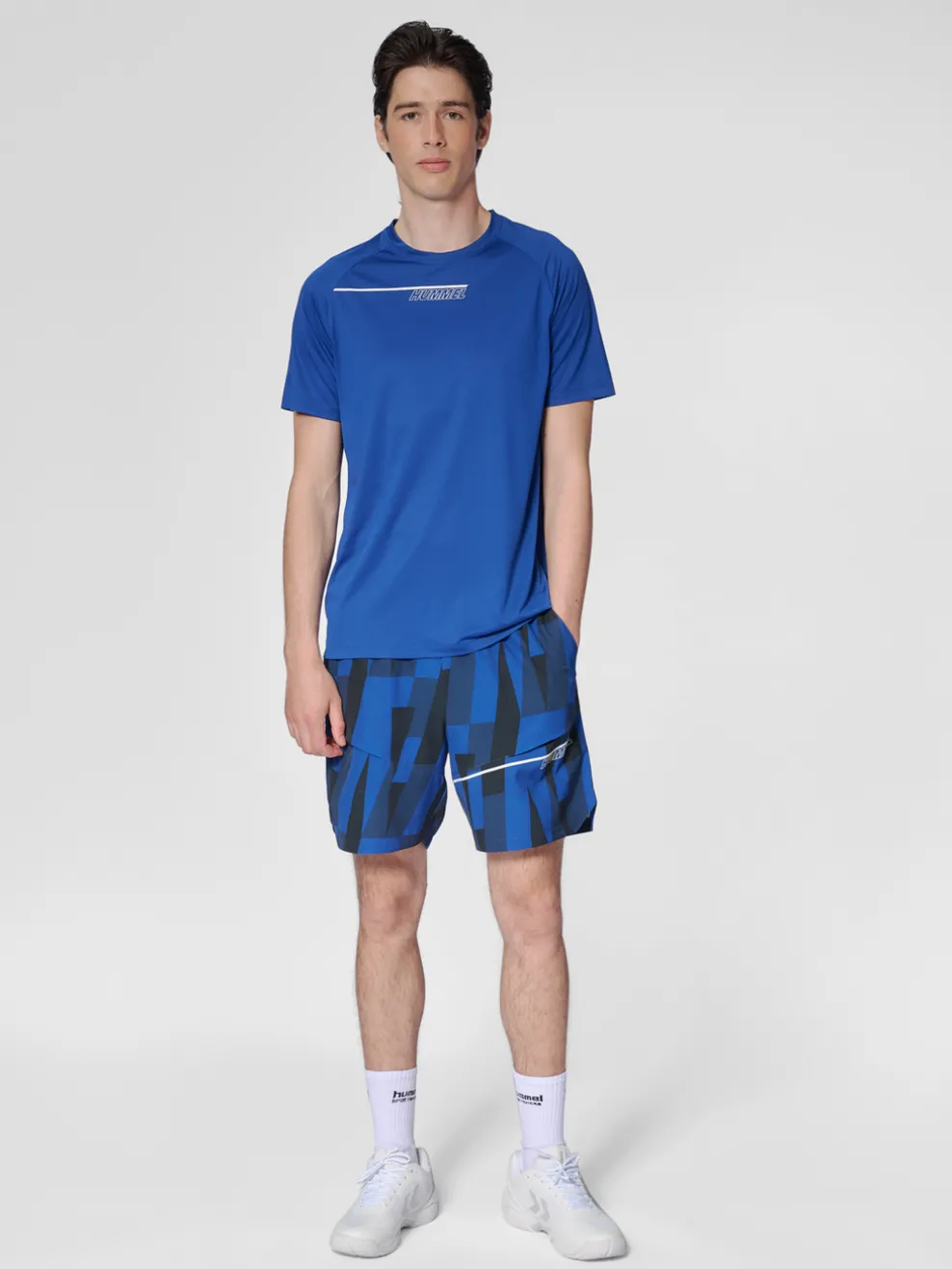 hmlCOURT AOP POCKET SHORTS