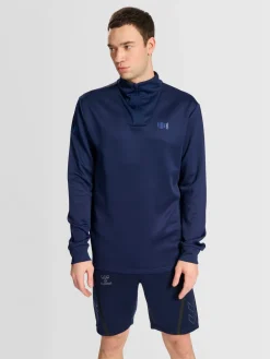 hmlCOURT HALF ZIP L/S