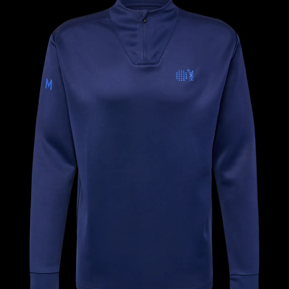 hmlCOURT HALF ZIP L/S