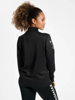 hmlCOURT HALF ZIP L/S WOMAN