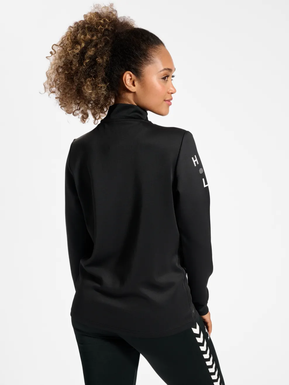 hmlCOURT HALF ZIP L/S WOMAN