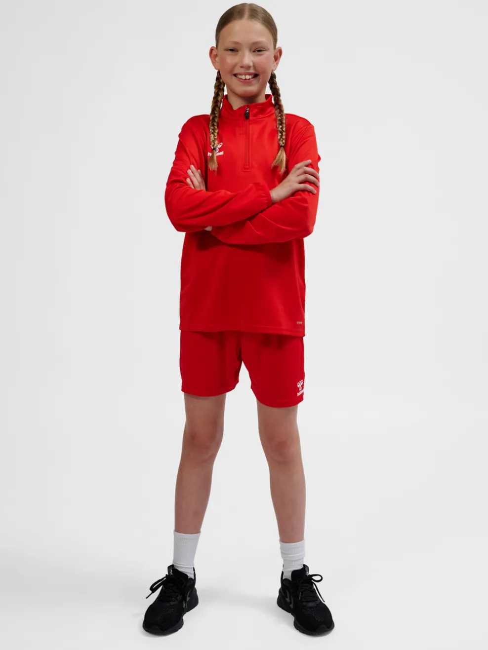 hmlESSENTIAL HALF-ZIP KIDS