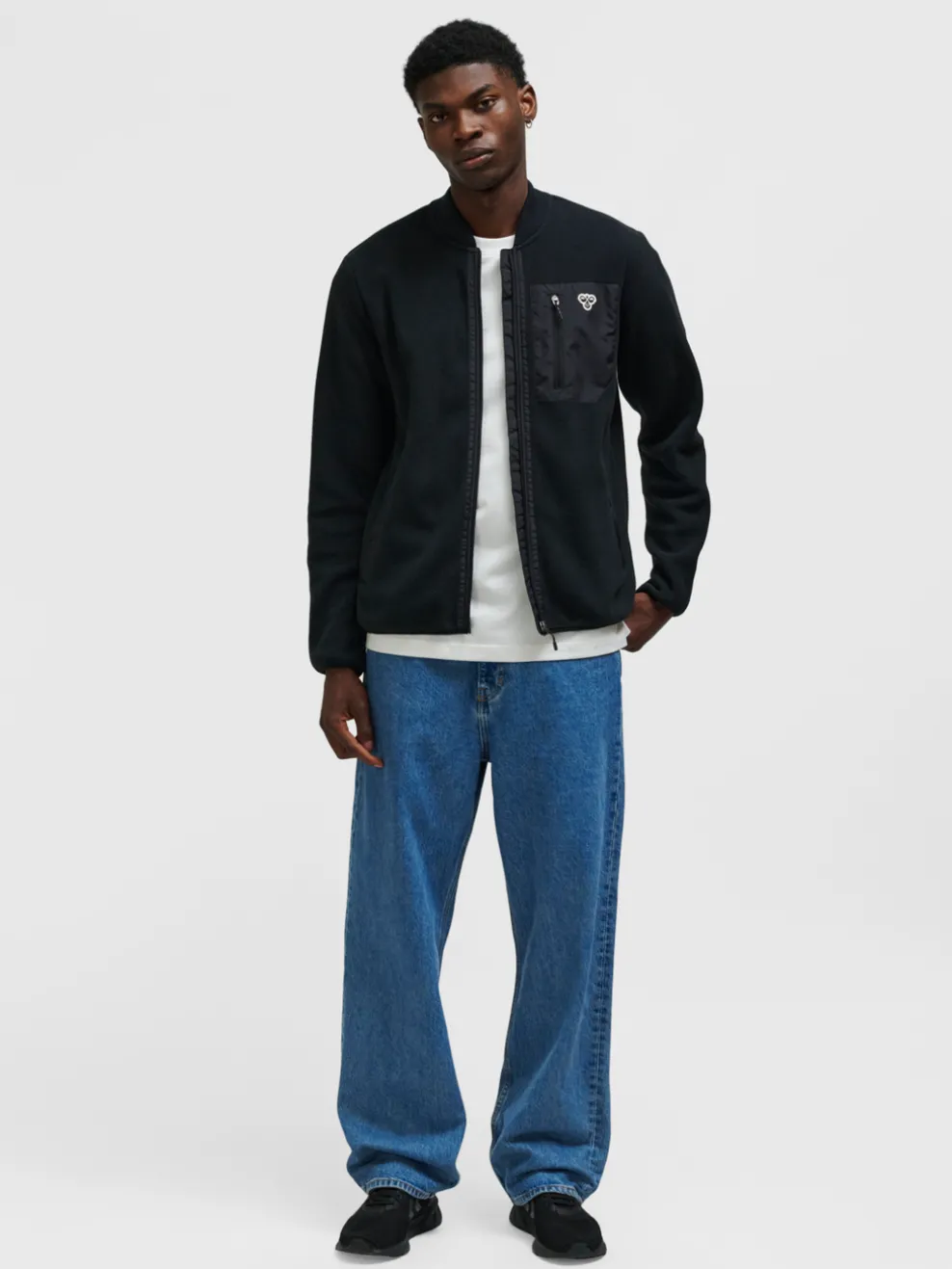 hmlFLEECE ZIP JACKET BEE