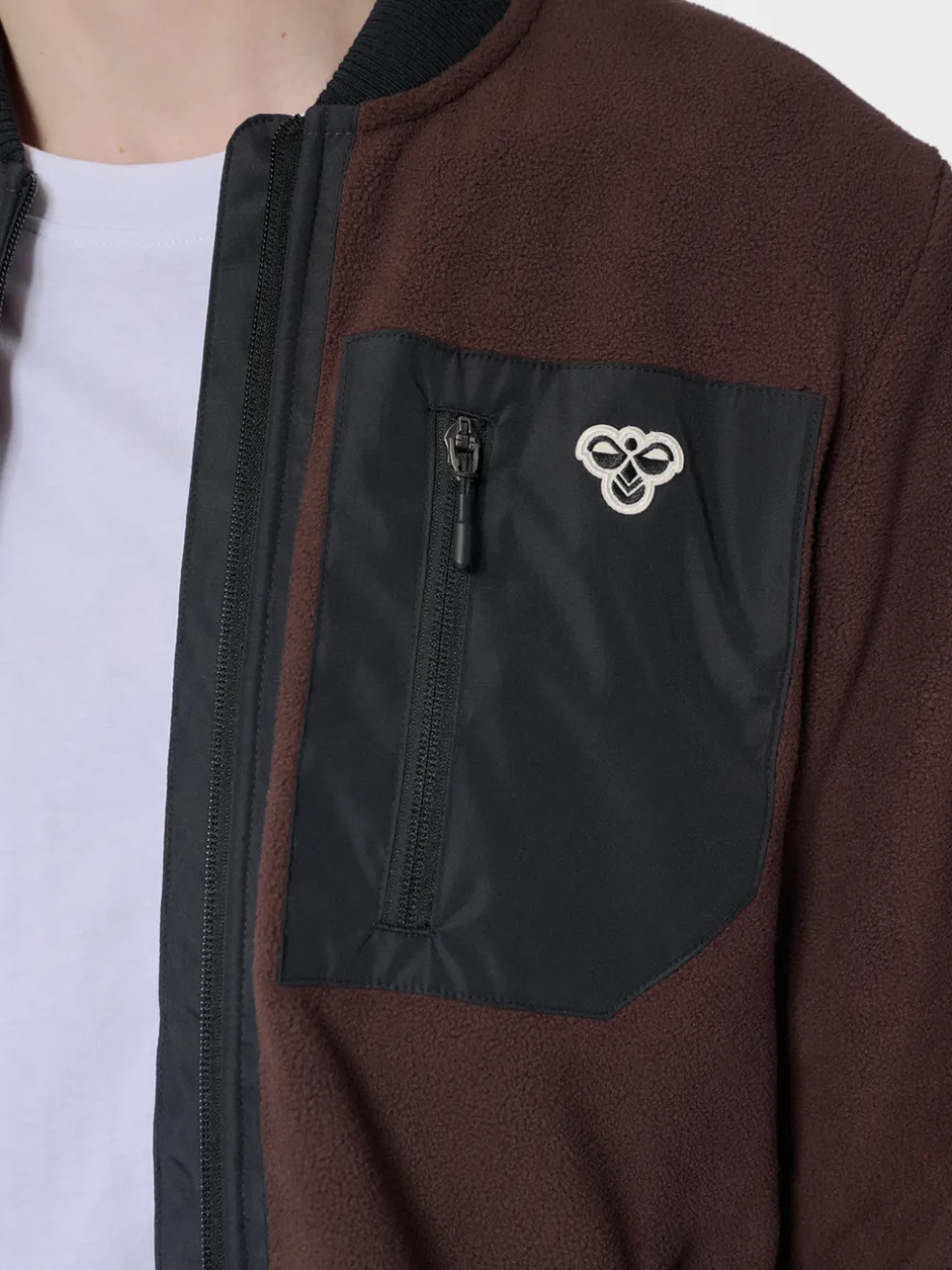 hmlFLEECE ZIP JACKET BEE