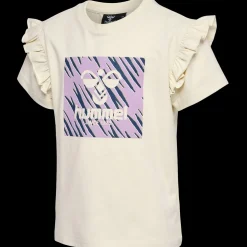 hmlFLOWY RUFFLE T-SHIRT S/S