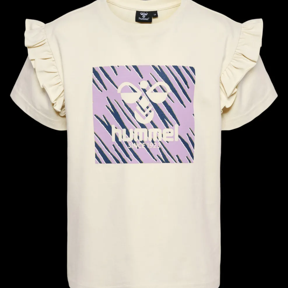 hmlFLOWY RUFFLE T-SHIRT S/S