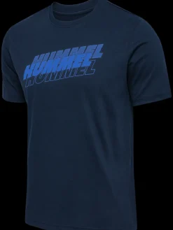 hmlGRAPHIC TRIPLE LOGO COTTON TEE