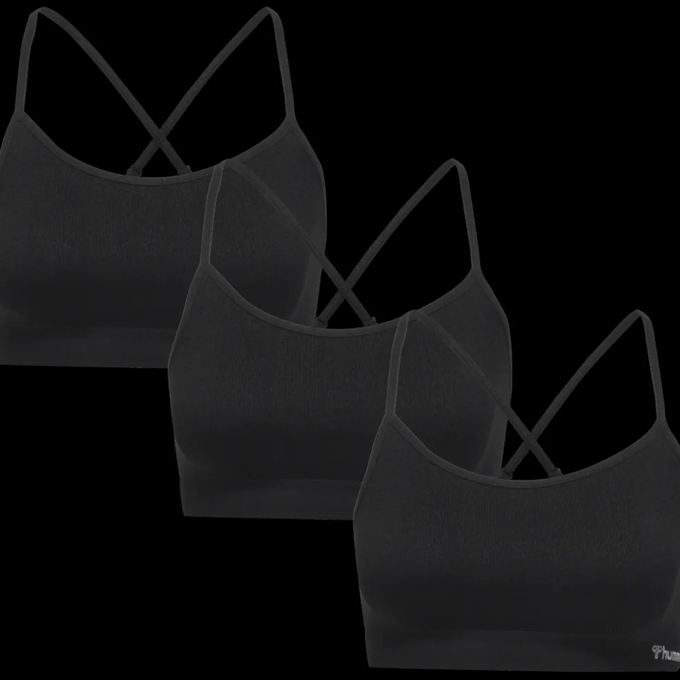 hmlJUNO 3 PACK SEAMLESS BRA