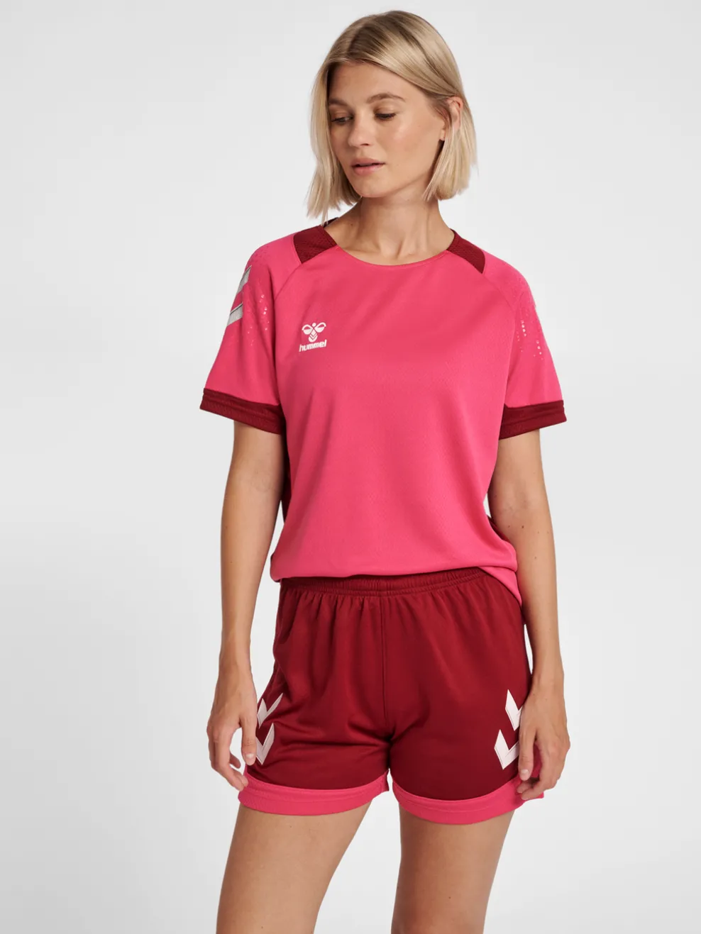 hmlLEAD WOMENS S/S POLY JERSEY