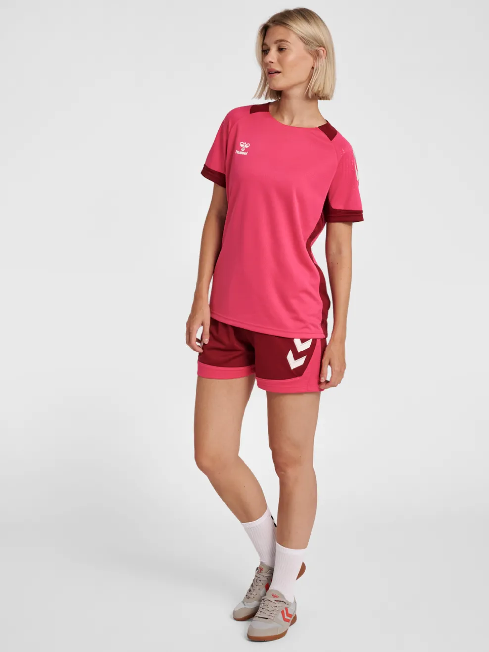 hmlLEAD WOMENS S/S POLY JERSEY
