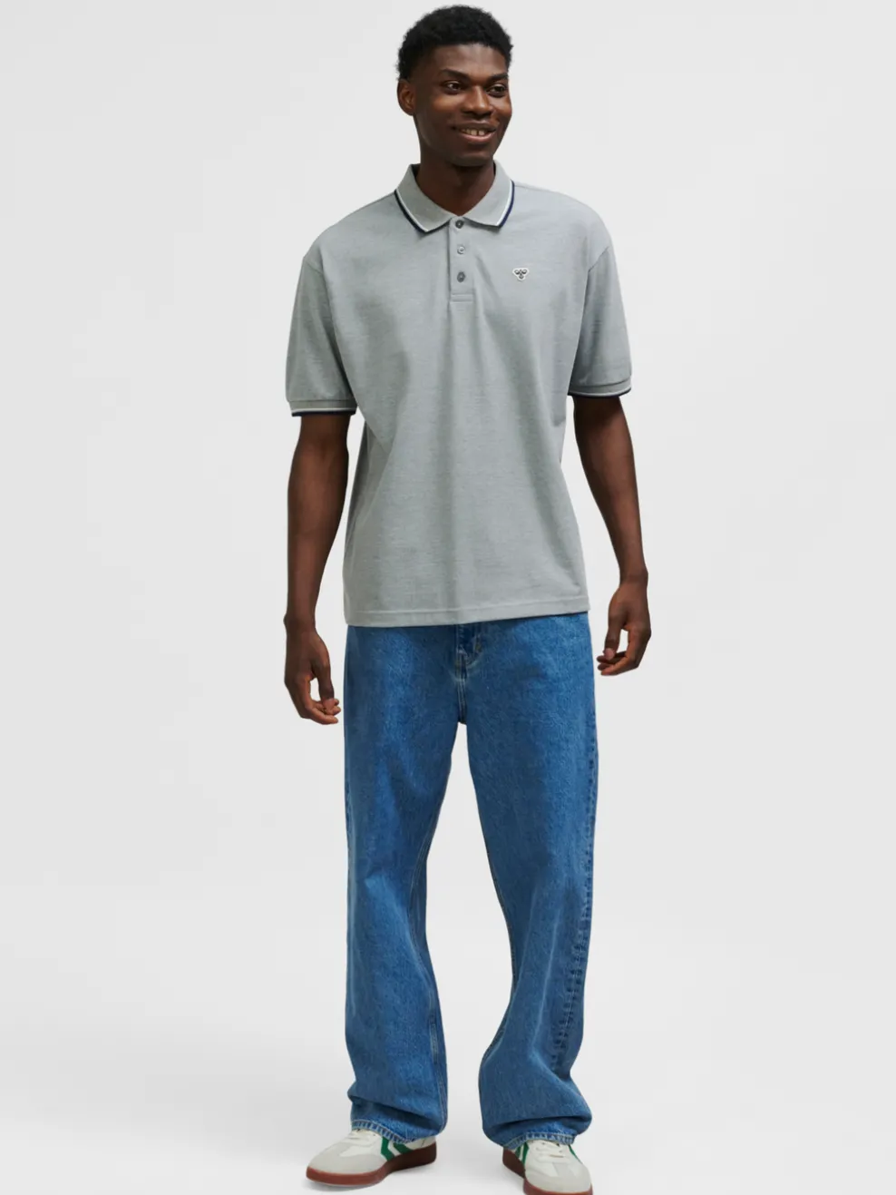 hmlLOOSE POLO SHIRT S/S BEE