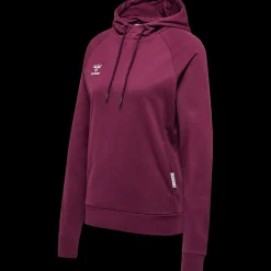 hmlMOVE GRID COTTON HOODIE WOMAN